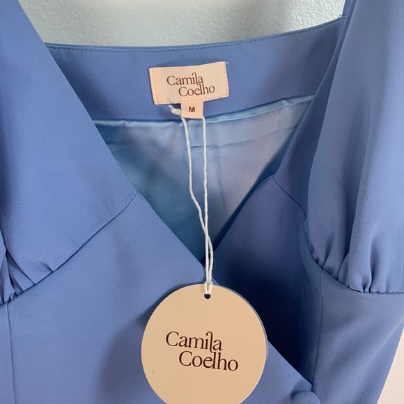 REVOLVE Camila Coelho Aaliyah Midi Dress in Periwinkle Blue Size M - Picture 6 of 7